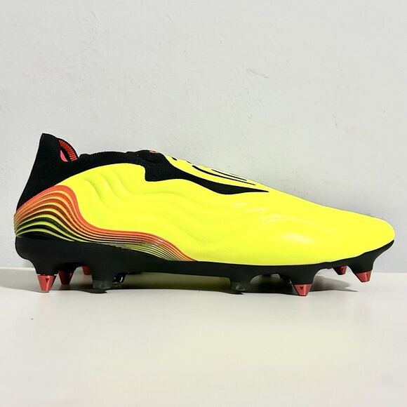 Adidas Copa Sense+ SG “Game Data Pack” Men’s Size 11 Solar Yellow Soccer Cleats - Picture 2 of 9